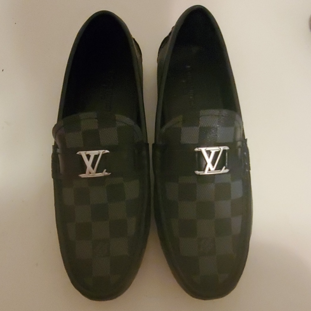 Louis Vuitton Hockenheim Damier Loafers Leather